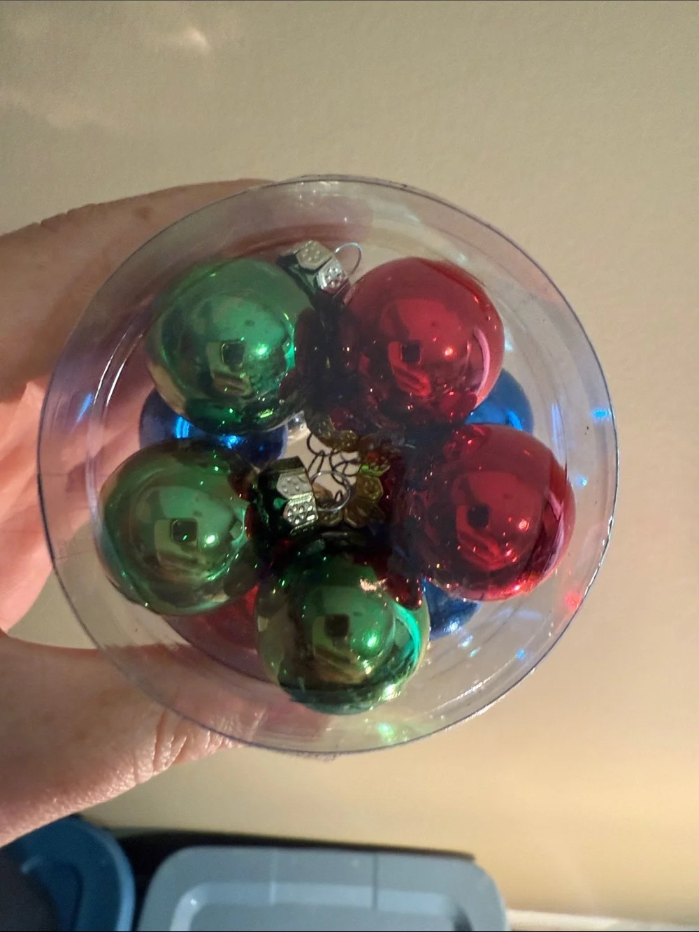 2 Pack 30ct Holiday Christmas ball plastic ornaments 1